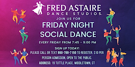 Friday Night Social Dance Party at Fred Astaire Dance Studio of Middletown