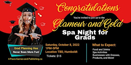 Glamour and Gold (Spa Night for Grads) tickets