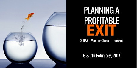 Planning a Profitable Exit - 2 Day Master Class Intensive primary image