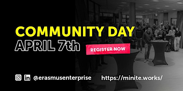 Erasmus Enterprise X Minite: Raise The Bar Community Day
