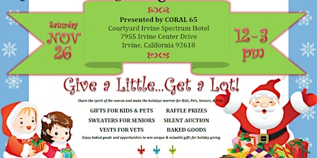Holiday Gift Drive for Kids, Pets, Seniors, & Vets primary image