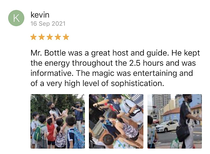 Outdoor Theatrical Magic Experience | Balestier Walking Magic Tour image