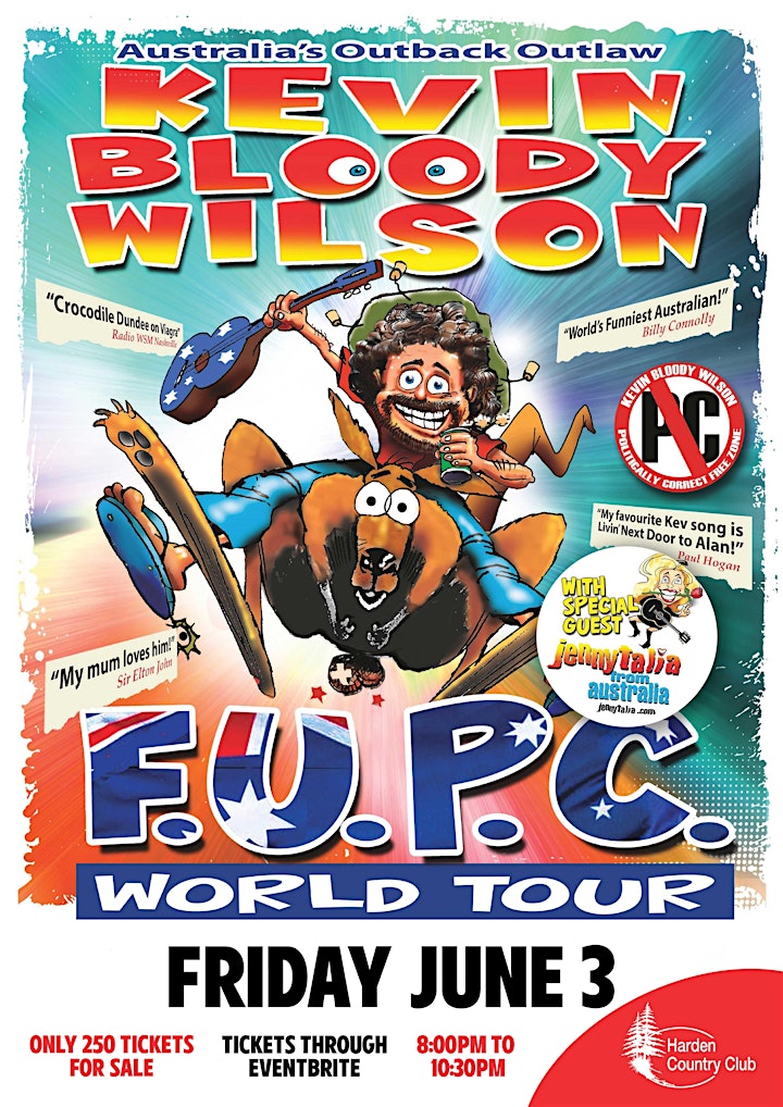 Kevin Bloody Wilson F.U.P.C World Tour image