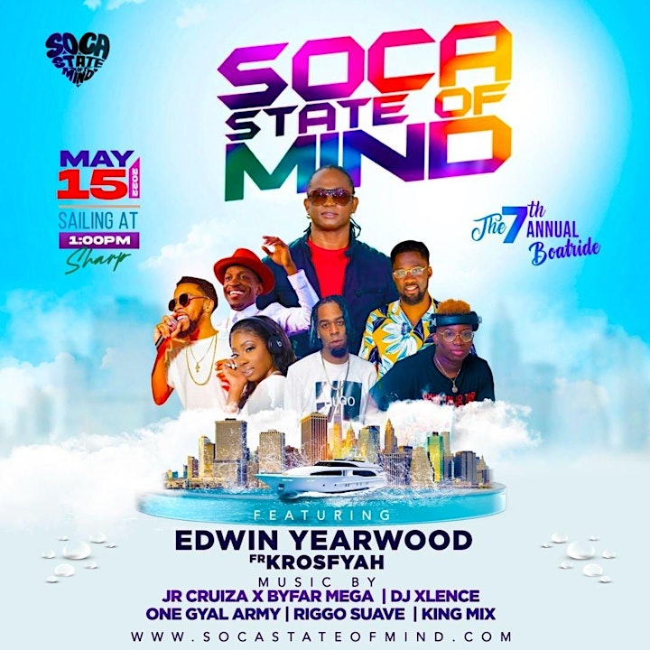 SOCA STATE OF MIND BOAT RIDE -  EDWIN YEARWOOD FROM KROSFYAH LIVE image