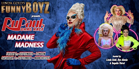 FunnyBoyz Manchester presents... An audience with RUPAUL'S DRAG RACE tickets