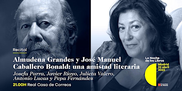 Almudena Grandes y José Manuel Caballero Bonald: una amistad literaria.