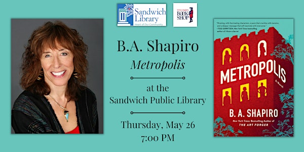 Author Talk & Signing with B.A. Shapiro: METROPOLIS