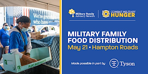 Hampton Roads Area Military Family Drive-Thru Food Distribution