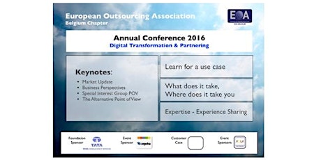 EOA Belgium 2016 Annual Conference (REGISTRATION CLOSED) primary image