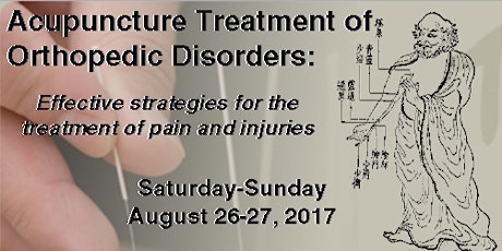 Acupuncture Treatment of Orthopedic Disorders primary image