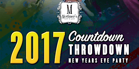 Countdown Throwdown - New Years Eve at Mortmers! primary image