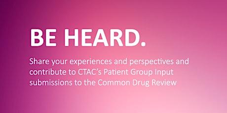 CTAC Patient Group Input Consultation: R/F/TAF primary image