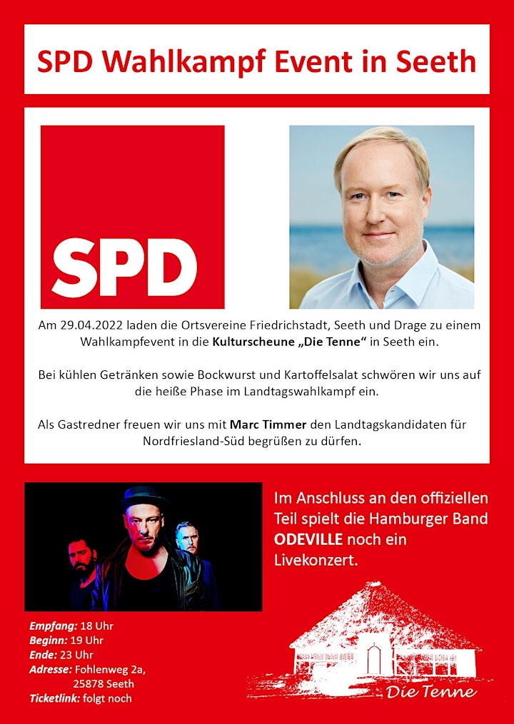 SPD Wahlkampf Event in Seeth + Showcase Odeville: Bild 