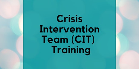 40-Hour CIT Training *FOR LAW ENFORCEMENT ONLY tickets