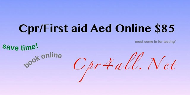 Image principale de CPR/First aid/Aed course w Certification and skills test
