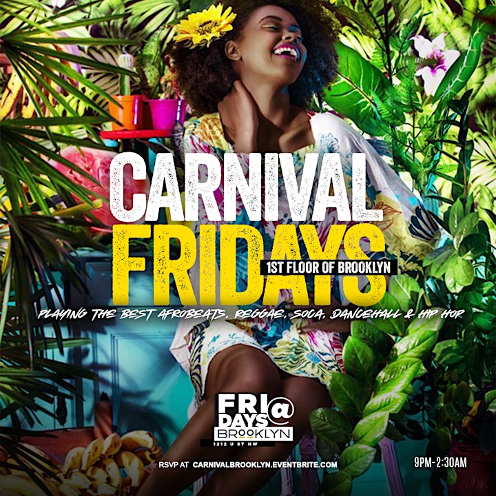 Carnival Fridays: An Afro-Caribbean Music Party at Brooklyn(1st Floor) image