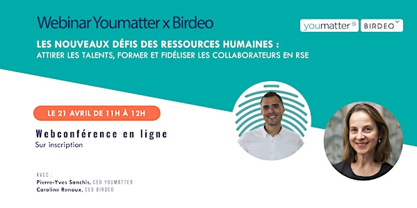 Webinar Birdeo X Youmatter : les nouveaux défis des Ressources Humaines