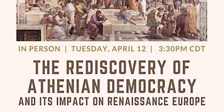POSTPONED: The Rediscovery of Athenian Democracy
