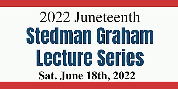 JAO - Stedman Graham Lecture Series - 6/18/2022 @ 1PM & 7PM