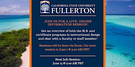 CSUF MSIDT Information Session tickets