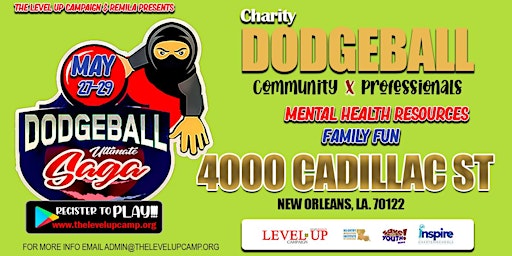Charity Dodgeball Saga - Level Up weekend