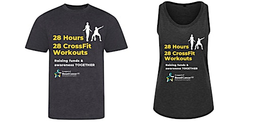 T shirts / Vests for 28 hours Crossfit challenge