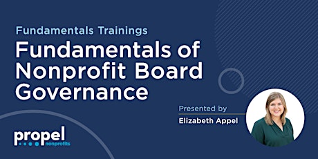 Fundamentals of Nonprofit Board Governance tickets