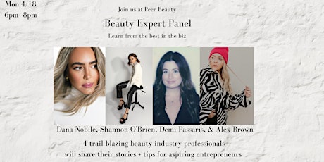 Beauty Expert Panel-Shannon O'Brien, Dana Nobile, Demi Passaris, Alex Brown