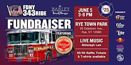 FDNY 343 Ride Charity Event / Shilelagh Law Live Music tickets