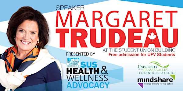 Margaret Trudeau at the UFV Student Union Building