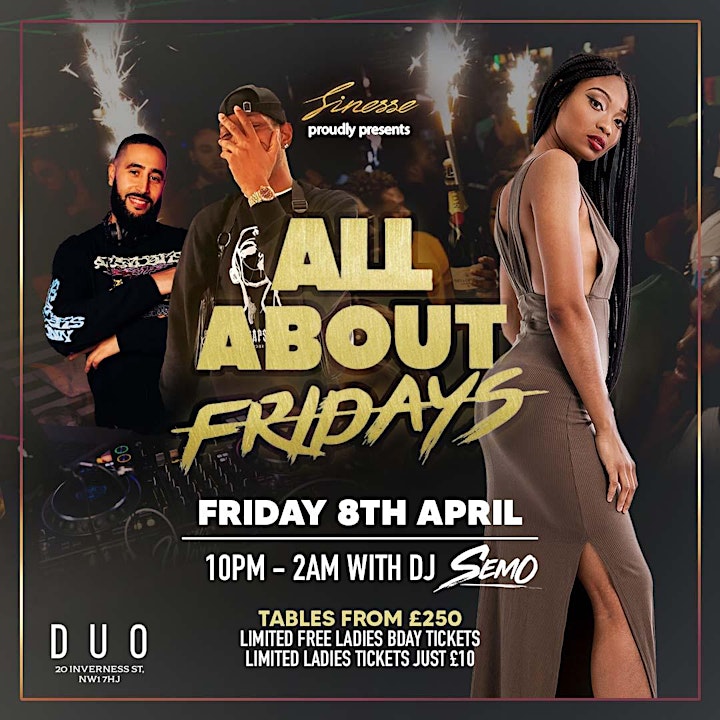 All About Fridays x Finesse Fridays | DUO London image