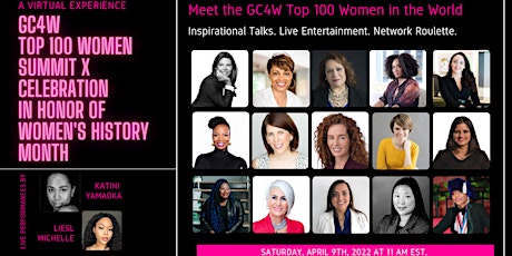 GC4W Top 100 Women Virtual Summit x Celebration primary image