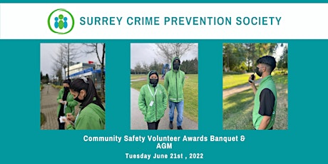 Community Safety Volunteer Awards Banquet & AGM tickets