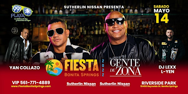 Gente De Zona en Concierto - Fiesta Bonita Springs 2022