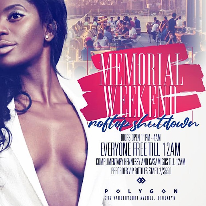CEO FRESH PRESENTS: MEMORIAL WEEKEND ROOFTOP EVENT @POLYGON BK SUN MAY 29TH image