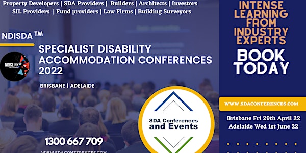 Specialist Disability Accommodation Conference Adelaide