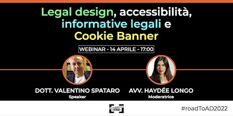 Legal design, accessibilità, informative legali e Cookie Banner