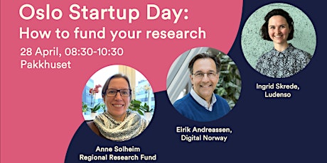 Imagem principal de Oslo Startup Day: How to Fund your Research