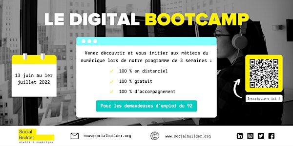 Découverte et inscription Digital Bootcamp 