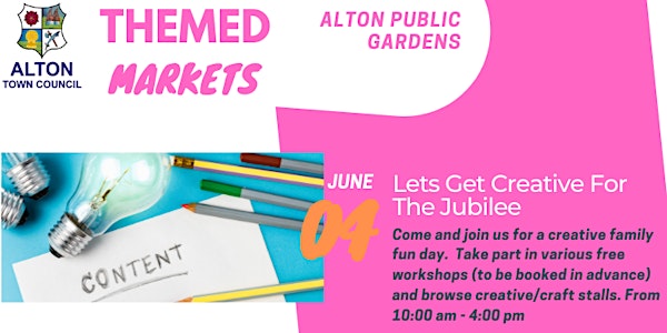Let's Get Creative For The Jubilee - Children's Workshops