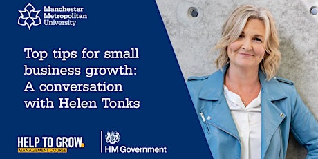 Top tips for small business growth: A conversation with Helen Tonks tickets