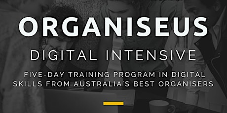 OrganiseUs Digital Intensive 2017 primary image