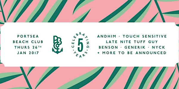 Portsea Beach Club. Feat. Andhim, Touch Sensitive, Late Nite Tuff Guy, Benson, Generik & More