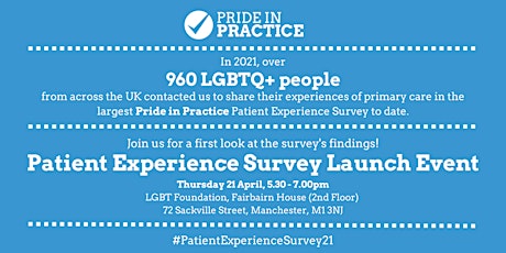 Pride in Practice Patient Experience Survey Launch Event