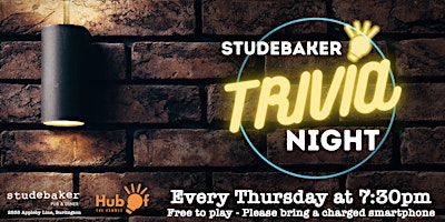 Thursday Trivia at Studebaker (Burlington)