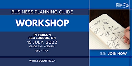 Business Planning Guide Workshop - July 15th, 2022 tickets