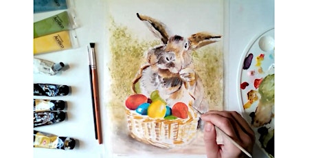 Easter Bunny [Osterhase]- acrylics painting workshop [LIVE in ZOOM]