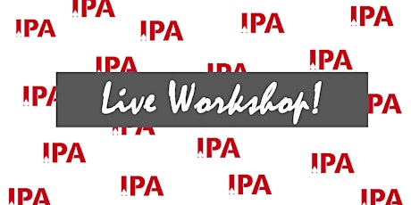 IPA *LIVE* Workshop - Seattle, WA - June 3-5, 2022 tickets