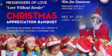Messengers of Love 2016 Christmas Appreciation Banquet - Love Without Borders primary image