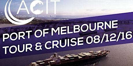 EOY Port of Melbourne Boat Tour & Networking drinks at Pier 35 primary image